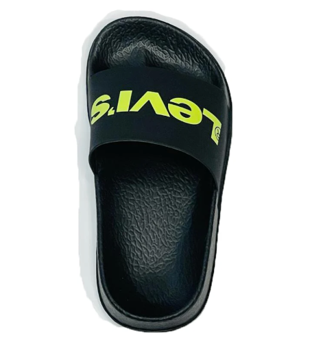 כפכפים שחורים לוגו צהוב LEVIS יוניסקס - 22-39