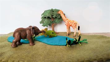 משטח משחק דו צדדי - ספארי