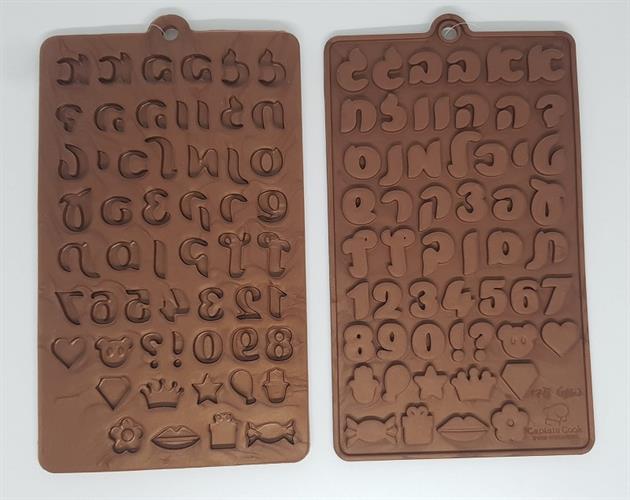 תבנית אותיות פונט עדי