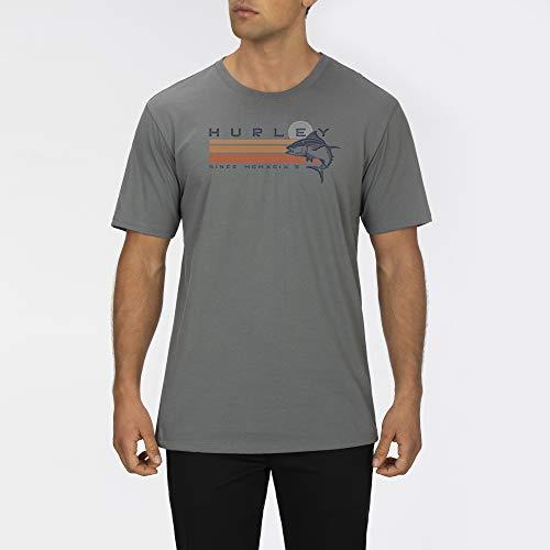 HURLEY  AHI T-SHIRT- SMOKE GREY