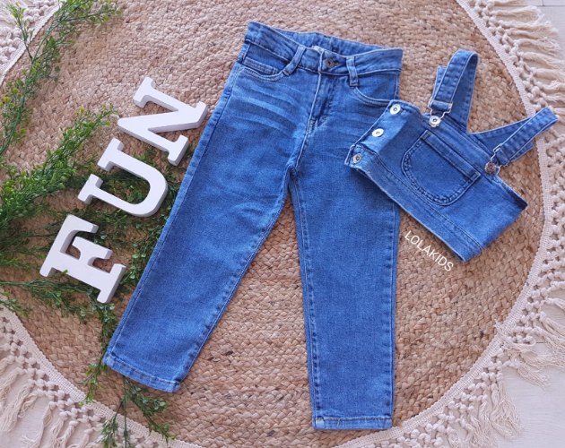 חליפת גינס 2 חלקים דגם 8601 מידה 14 אחרונה