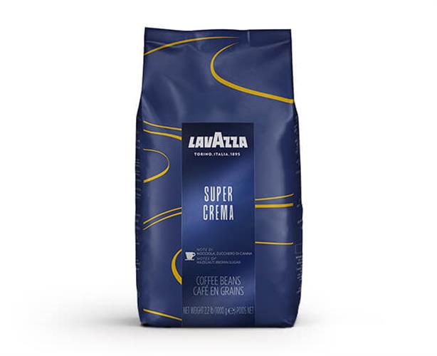 קפה לוואצה סופר קרמה 1 קג - Lavazza Super Crema Beans