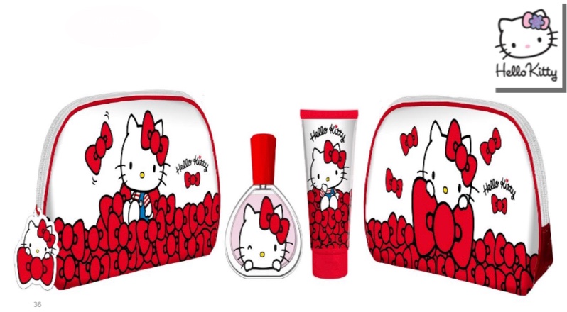 סט בושם וקרם גוף הלו קיטי