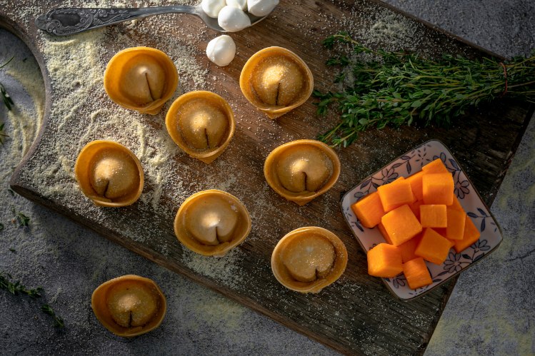 טורטליני דלעת וגבינות 350 גר'