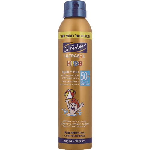 דר פישר אולטרסול  KIDS ספריי רציף שקוף לילדים  +50 SPF