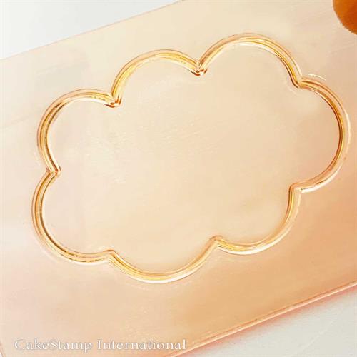 תבנית ענן מושלם 5 סמ לעבודה עם שוקולד| מסגרת ענן לסוכריית איזומלט | מסגרת לקישוט עוגה | חדש מאתי דבש