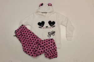 פיג'מה נשים פליז קפוצ'ון