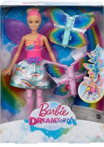 בובת ברבי עם כנפיים אורות