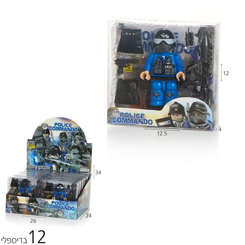 דמות שוטר גדול בדיספליי(12 יח')