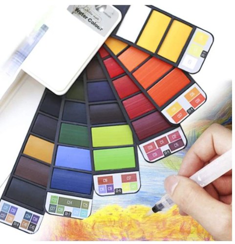 ערכת צבעי מים ניידת