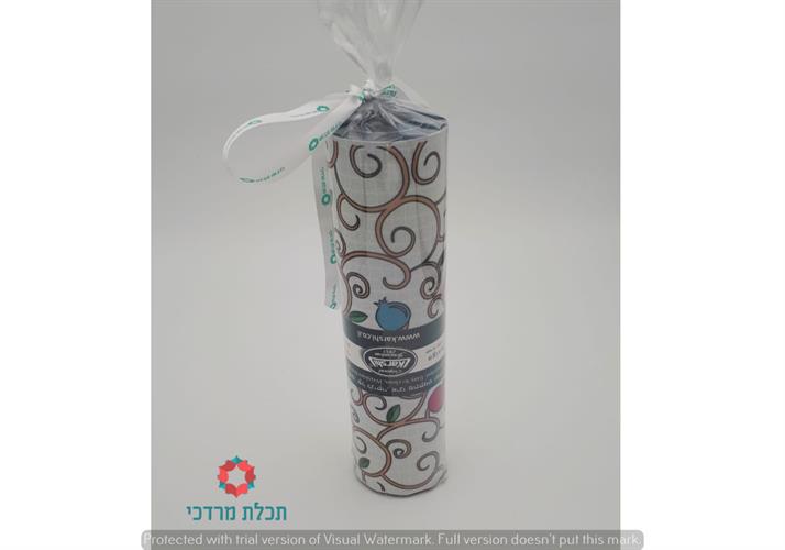 ראנר לשולחן בעיצוב ספירלות ורימונים 25X95 ס"מ