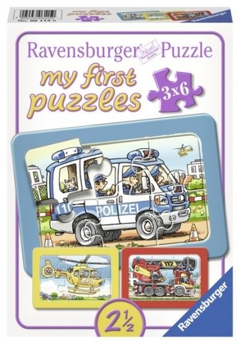 הפאזל הראשון שלי (3 פאזלים) -  כלי תחבורה