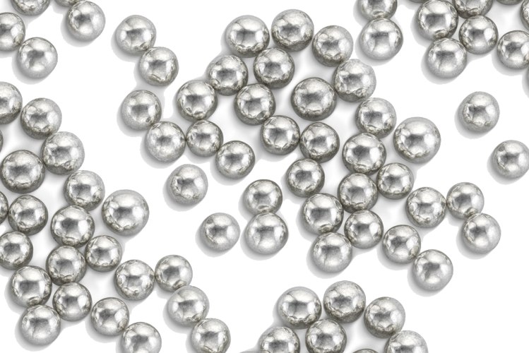 קישוט פנינים כסף 6 מ"מ 1 ק"ג