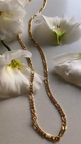 שרשרת גורמט פיגרו זהב קצרה M