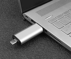 קורא כרטיסי זיכרון עם חיבור Type C