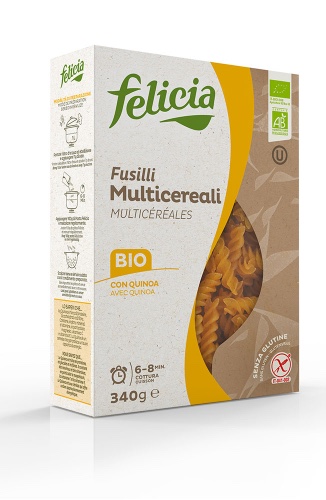 פוזילי 4 דגנים ללא גלוטן 340 גרם – פליסיה