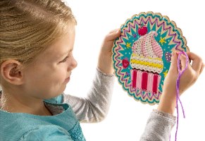 ריקמה לפי צבע - קאפקייק