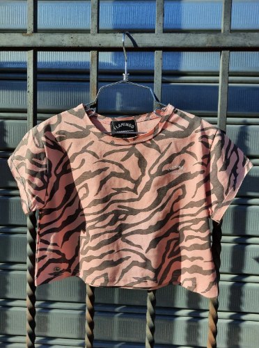 חולצת קרופ ZEBRA