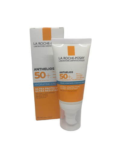 LA ROCHE POSAY אנתליוס קרם הגנה משמש לפנים ולאזור העיניים 50 מל SPF50