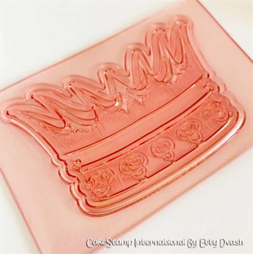 תבנית כתר מלך שאול | תבנית כתר ליצירה בשוקולד | תבנית כתר לקישוט עוגות מיוחדות