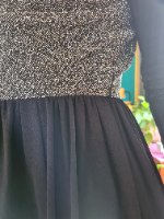 שמלה שחורה עם לורקס כסוף S