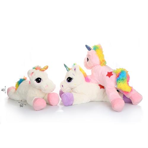 בובה רכה חד קרן 50 סמ