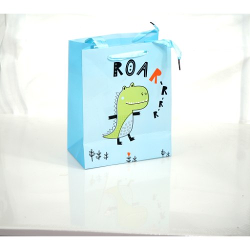 שקית מתנה דינוזאורים קטנה