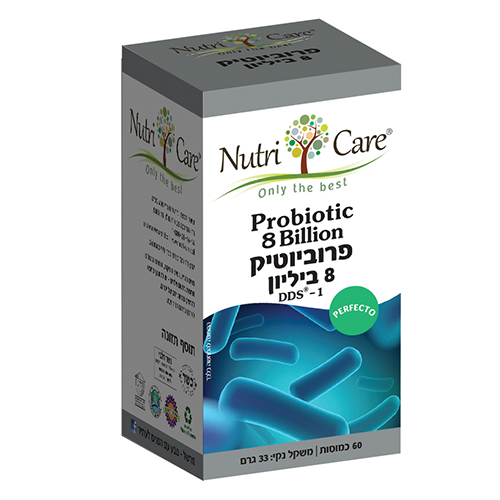 פרוביוטיקה 8 ביליון, 60 כמוסות, נוטרי קר