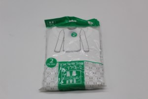 זוג גופיות פלנל לבן מידה 4