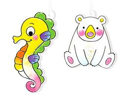 קיט צבעי חלון + צורות חיות AMOS