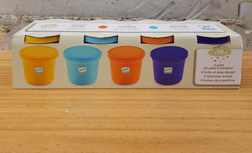 יצירה - חומרים בצק גוון טבעי