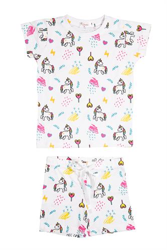 פיג׳מת חד קרן לבנה