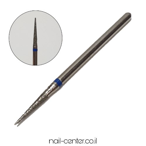 ראש שיוף למניקור - שפיץ כחול