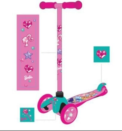 קורקינט 3 גלגלים הפוך ברבי