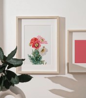 אביב הגיע- הדפס ציור על נייר