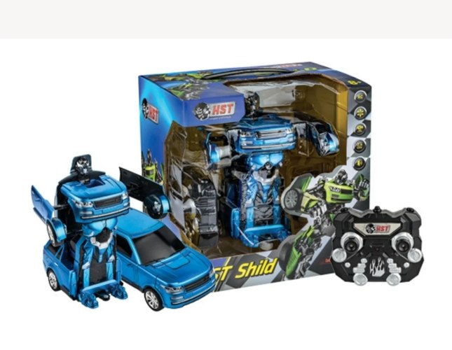 מכונית שלט הופכת לרובוט