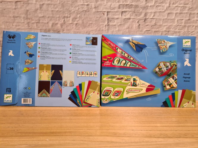 יצירה - אוריגמי מטוסים