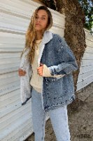 ג'קט ג'ינס צמר מטאו