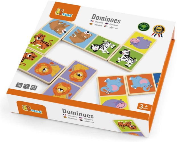 דומינו חיות ספארי מעץ