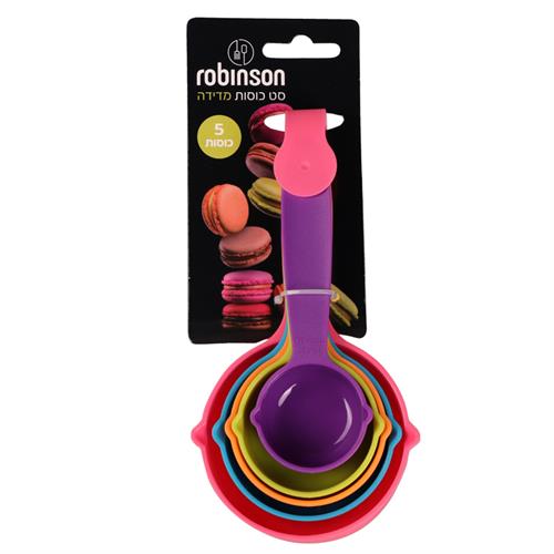 כוסות מדידה 5 חלקים