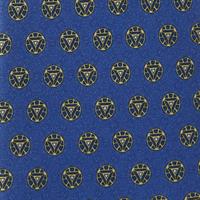 עניבה עיגולים סימטרים כחול רויאל