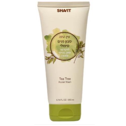 -- סבון פנים עץ התה --  200 מל - שביט