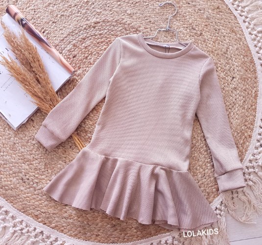 שמלת וופל דגם 9719