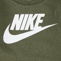 חליפה פוטר בשילוב ירוק/ לבן/ שחור לוגו NIKE - מידות 12M-7Y