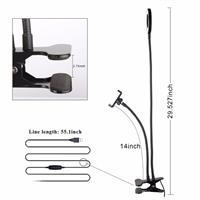 מעמד 2 ב1 תאורת לד מקצועית