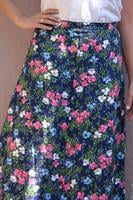 חצאית מקסי כפרית פרחונית מידה M/L
