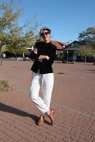 ג'קט וינטג' קטיפה שחורה ורקמה מידה S/M