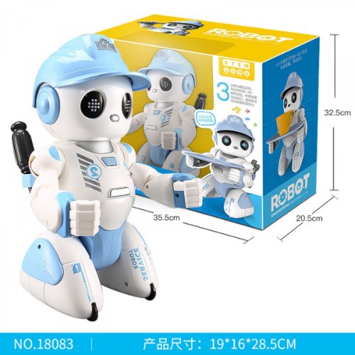 רובוט רוקד בטריות