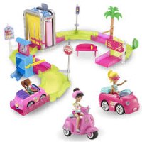 ברבי בובה מיני ושטיפת מכוניות