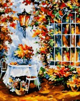 צביעה לפי מספרים - פינה בגינת סתיו